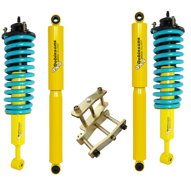 DOBINSONS Nitro Gas Lift Kit Ford Ranger Next Gen | 2" Front 1" Rear